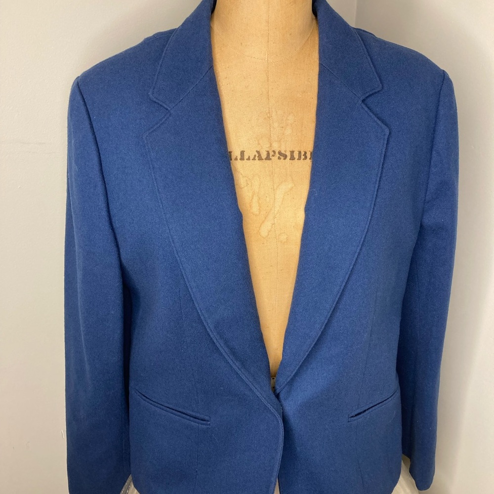 Vintage Classic Blue Pendleton Blazer